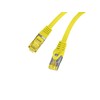 LANBERG Patchcord Cat.6A S/FTP LSZH CU 0.25m yellow