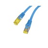 LANBERG Patchcord Cat.6A S/FTP LSZH CU 1m mėlynas