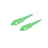LANBERG šviesolaidinis patchcord SM SC/APC-SC/APC simplex 40m LSZH g657b3 3.0mm baltas