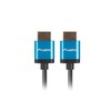 LANBERG HDMI M/M v2.0 cable 0.5m juodas 4K slim