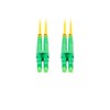 LANBERG šviesolaidinis laidas SM LC/APC-LC/APC dvipusis 3m LSZH g657a1 3.0mm geltonas