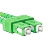 LANBERG šviesolaidinis patchcord SM SC/APC-LC/APC dvipusis 2m LSZH g657a1 3.0mm geltonas