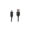 LANBERG CA-USBO-31CU-0018-BK laidas USB-C M A M 3.1 1.8M Juodas