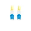 LANBERG šviesolaidinis laidas SM LC/UPC-LC/UPC dvipusis 3m LSZH g657a1 3.0mm geltonas