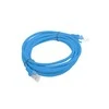 LANBERG PCU5-10CC-0300-B Patchcord RJ45 kat. 5e UTP 3m mėlyna