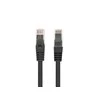 LANBERG Patchcord cat.6 UTP LSZH CU 1.5m juodas Fluke passed