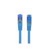 LANBERG Patchcord Cat.6A S/FTP LSZH CCA 0.25m mėlynas