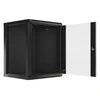 LANBERG WF01-6615-10B sieninis stovas 19 colių išmontuojamas plokščias paketas 15U/600x600mm juodas