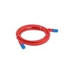 LANBERG patchcord kat.6A FTP LSZH CCA 1m raudona