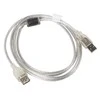 LANBERG CA-USBE-12CC-0018-TR ilgintuvas USB 2.0 AM-AF su feritu 1,8 m