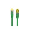 LANBERG Patchcord Cat.6A S/FTP LSZH CU 0.5m žalias