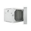 LANBERG WF02-6609-10S sieninis dvigubos sekcijų stelažas 19 colių plokščias paketas 9U/600x600mm pilkas
