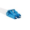 LANBERG šviesolaidinis laidas SM LC/UPC-LC/UPC dvipusis 5m LSZH g657a1 3.0mm geltonas