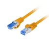 LANBERG patchcord kat.6A FTP LSZH CCA 15m oranžinis