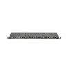 Lanberg Patch Panel 24 port 0.5U 19" cat.6 FTP ekranuotas juoda