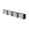 Lanberg Patch Panel 48 port 2U 19" kat.5E UTP juoda