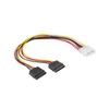 LANBERG CA-HDSA-11CU-0030 maitinimo kabelis MOLEX M ->SATA F x2 30cm
