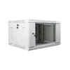 LANBERG WF02-6606-10S sieninis dvigubos sekcijų stelažas 19 colių plokščias paketas 6U/600x600mm pilkas
