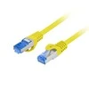 LANBERG patchcord kat.6A FTP LSZH CCA 15m geltona