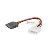 LANBERG CA-HDSA-10CU-0015 maitinimo kabelis MOLEX F ->SATA M 15cm