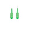 LANBERG šviesolaidinis patchcord SM SC/APC-SC/APC simplex 15m LSZH g657a2 3.0mm baltas