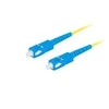 LANBERG šviesolaidinis patchcord SM SC/UPC-SC/UPC simplex 10m LSZH g657a1 3.0mm geltonas