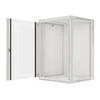 LANBERG WF01-6618-10S sieninis stovas 19 colių išmontuojamas plokščias paketas 18U/600x600mm pilka