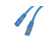 LANBERG Patchcord Cat.6A S/FTP LSZH CCA 0.25m mėlynas