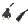 LANBERG CEE 7/16 IEC 320 C7 euro radio power cord 3m VDE juodas