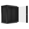 LANBERG WF01-6415-10B sieninis stovas 19 colių išmontuojamas plokščias paketas 15U/600x450mm juodas