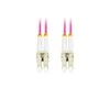 Lanberg PATCHCORD LIGHT MM LC / UPC- LC / UPC DUPLEX 3.0MM OM4 50 / 125 LSH 15M FLAKONAS LBERG