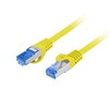 LANBERG patchcord kat.6A FTP LSZH CCA 20m geltona