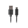 LANBERG CA-USBM-20CU-0010-BK laidas Quick Charge 3.0 USB Micro-B M ->A M 1M Juodas