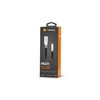 NATEC Cable USB-C/A 2.0 1m prati 1m juodas metal