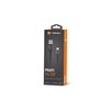 NATEC Cable USB-C/A 2.0 1m prati led juodas nylon