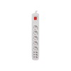 NATEC NSP-0804 Viršįtampių apsauga 8 lizdai IEC CONNECTOR 5m pilkas