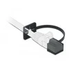 Delock Dust dangtelis RJ45 vyriškam juoda 86589
