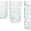Glasmark 3 raštuotų stiklinių rinkinys, 380 ml