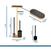 4-in-1 WC Stand WENKO OREA, with a shelf for a phone