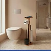 4-in-1 WC Stand WENKO OREA, with a shelf for a phone