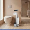 4 viename WC stovas WENKO OREA, su lentynėle telefonui