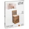 5five Simply Smart ACACIA medinis skalbinių krepšelis, 65 l
