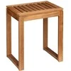 Wenko Akacijos medienos vonios taburetė FONDI, aukštis 46 cm