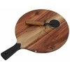 Excellent Houseware Medinė picos lenta su pjautuvu 30 cm 2 vnt.