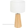Atmosphera Lamp ADONA naktinis šviestuvas ant medinės kojelės, aukštis 53 cm