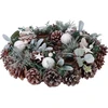 Home Styling Collection Advento vainikas su 4 stikliniais žvakių laikikliais, Ø 30 cm