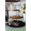 Excellent Houseware Akmens juoda serviravimo lėkštė 3 aukštų 31 cm