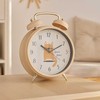 Home Styling Collection BUDZIK DLA DZIECI Z MOTYWEM ZWIERZĘCYM KOTEK Ø 24 CM ORANŽINĖ