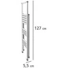 Aliuminio ladder, 3-stage - baltas, WENKO