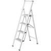 Aliuminio ladder, 4-step - baltas, WENKO